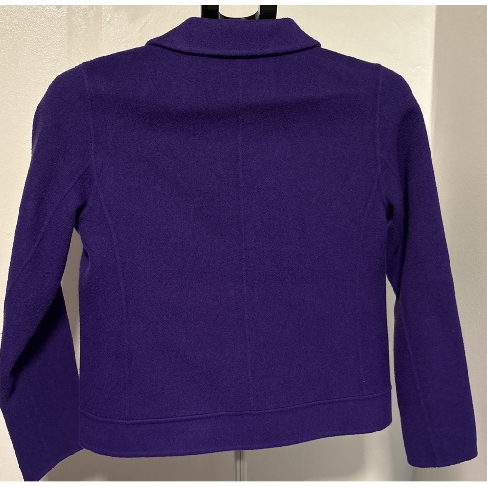 Talbots Petites Purple Blazer /Jacket Women's  Size 2p - Picture 7 of 9
